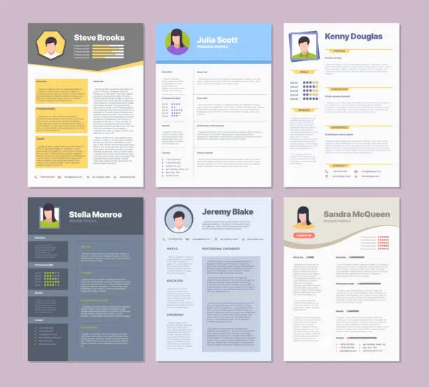 Пример современного резюме